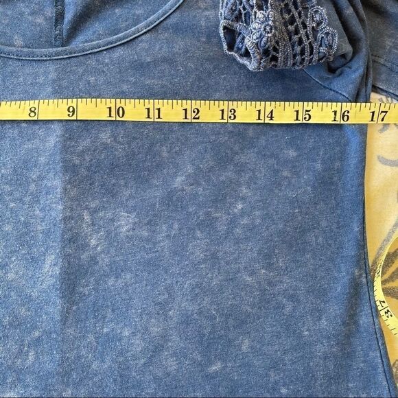 RSMR Cold Shoulder Cotton Crochet Detail Top-M - Picture 5 of 8